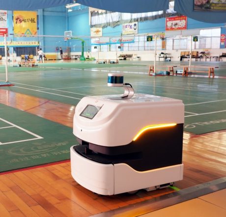 Robot floor-cleaner